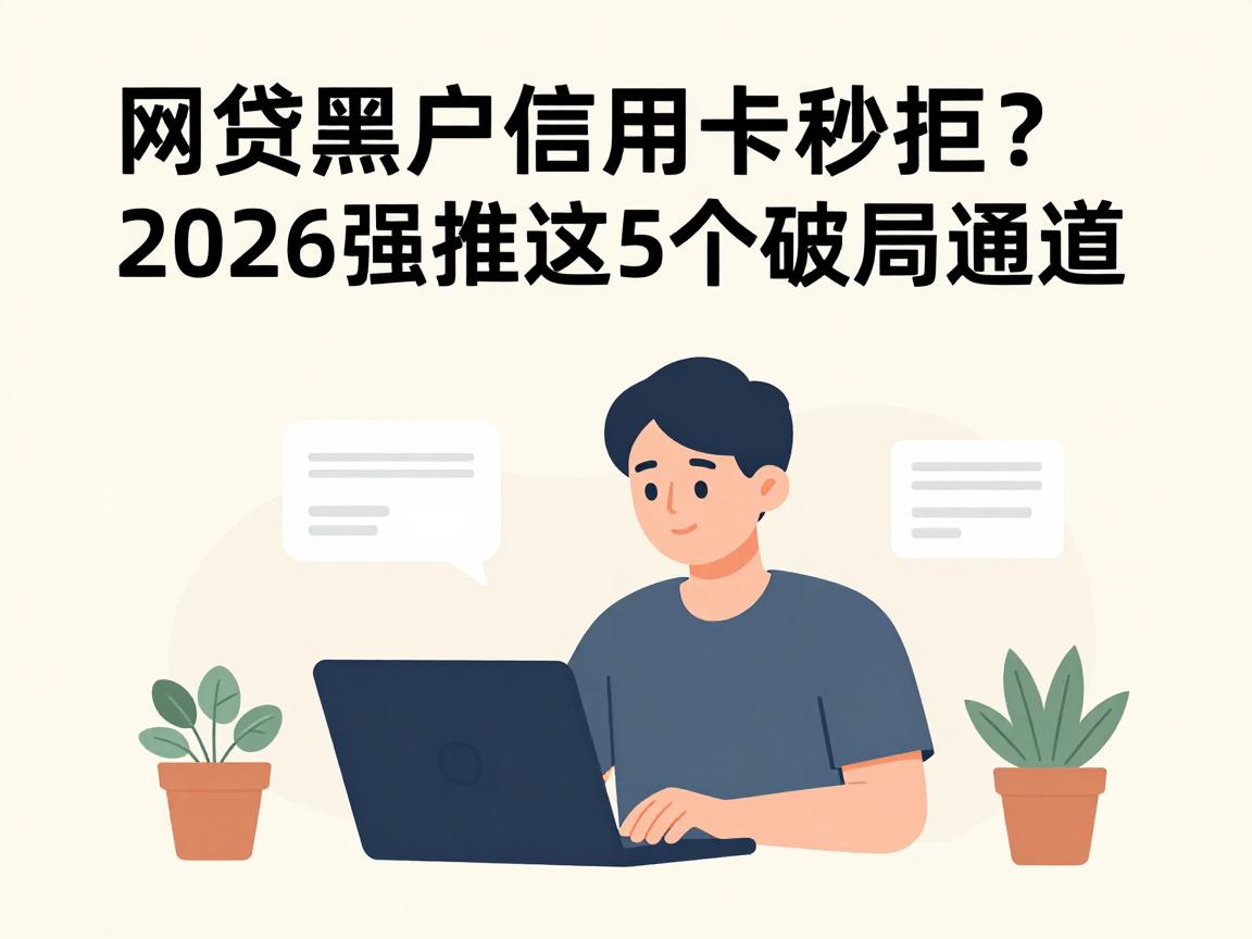 网贷黑户信用卡秒拒?2026强推这5个破局通道,本篇精综!