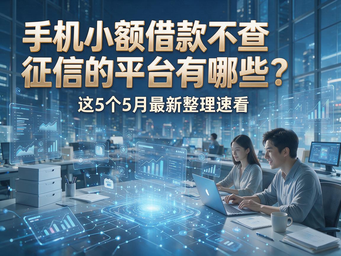 手机小额借款不查征信的平台有哪些?这5个5月最新整理速看