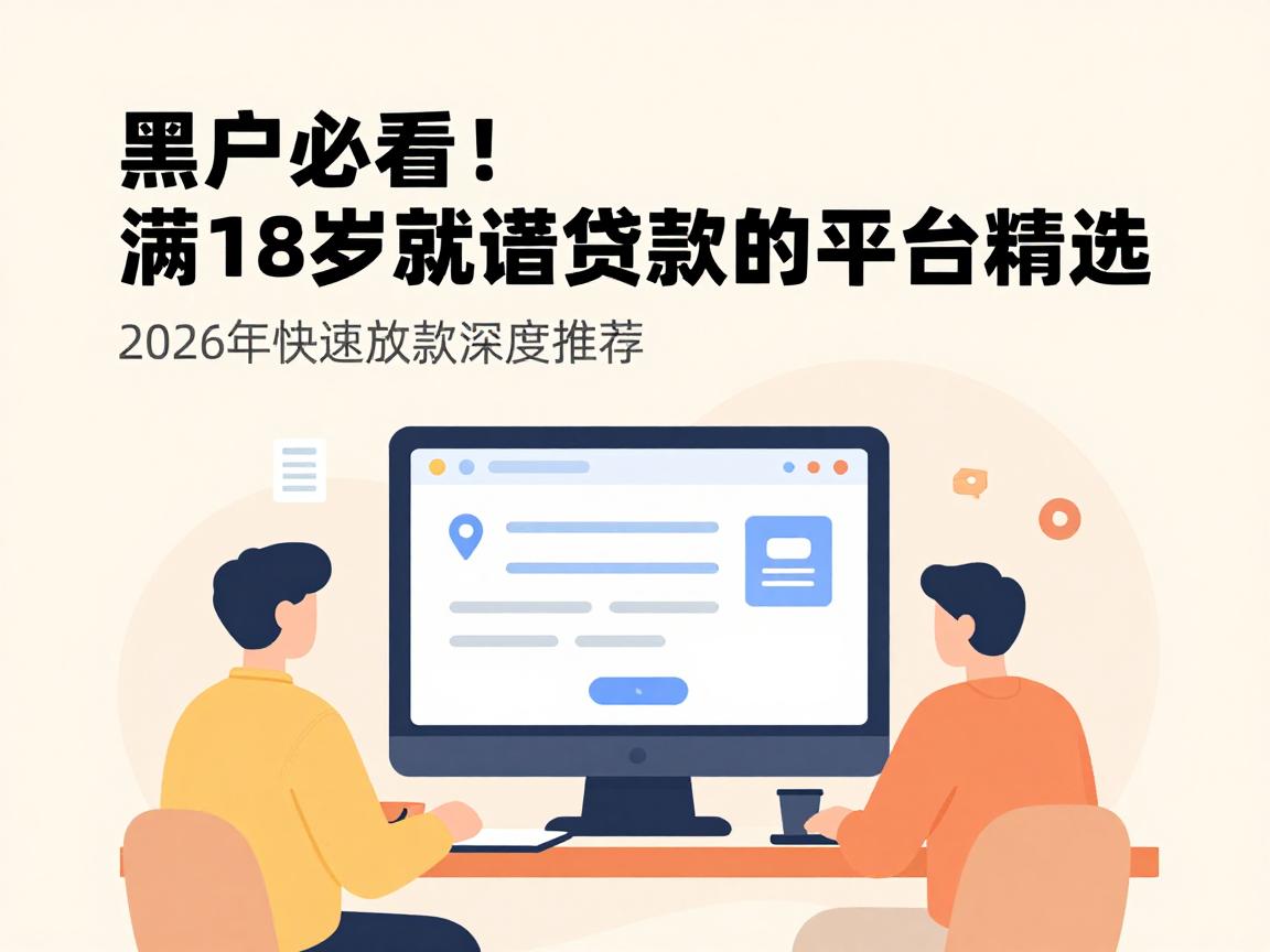 黑户必看!满18岁就能贷款的平台精选,2026年快速放款深度推荐