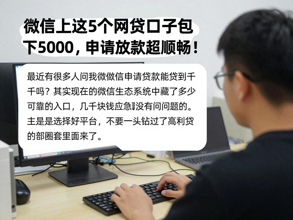 微信上这5个网贷口子包下5000，申请放款超顺畅！