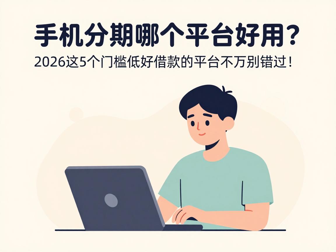 手机分期哪个平台好用？2026这5个门槛低好借款的平台千万别错过！