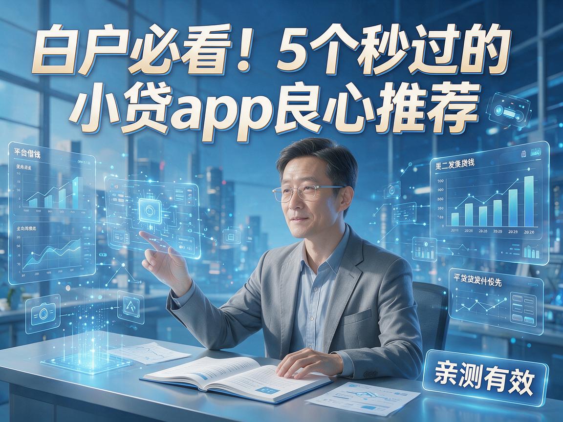 白户必看!5个秒过的小贷app良心推荐,亲测有效
