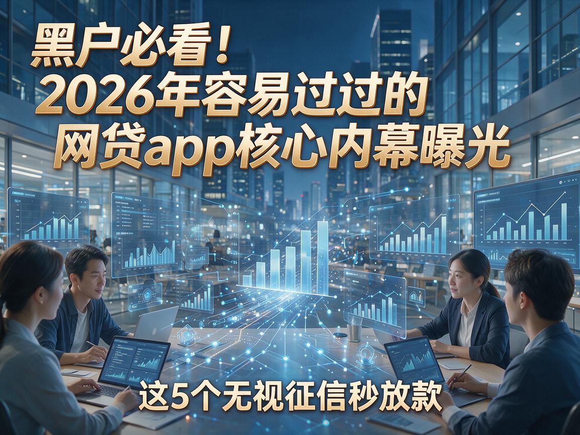 黑户必看!2026年容易过的网贷app核心内幕曝光,这5个无视征信秒放款