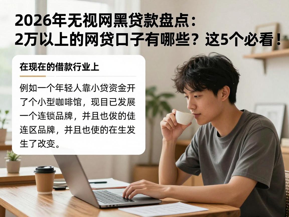 2026年无视网黑贷款盘点:2万以上的网贷口子有哪些?这5个必看!