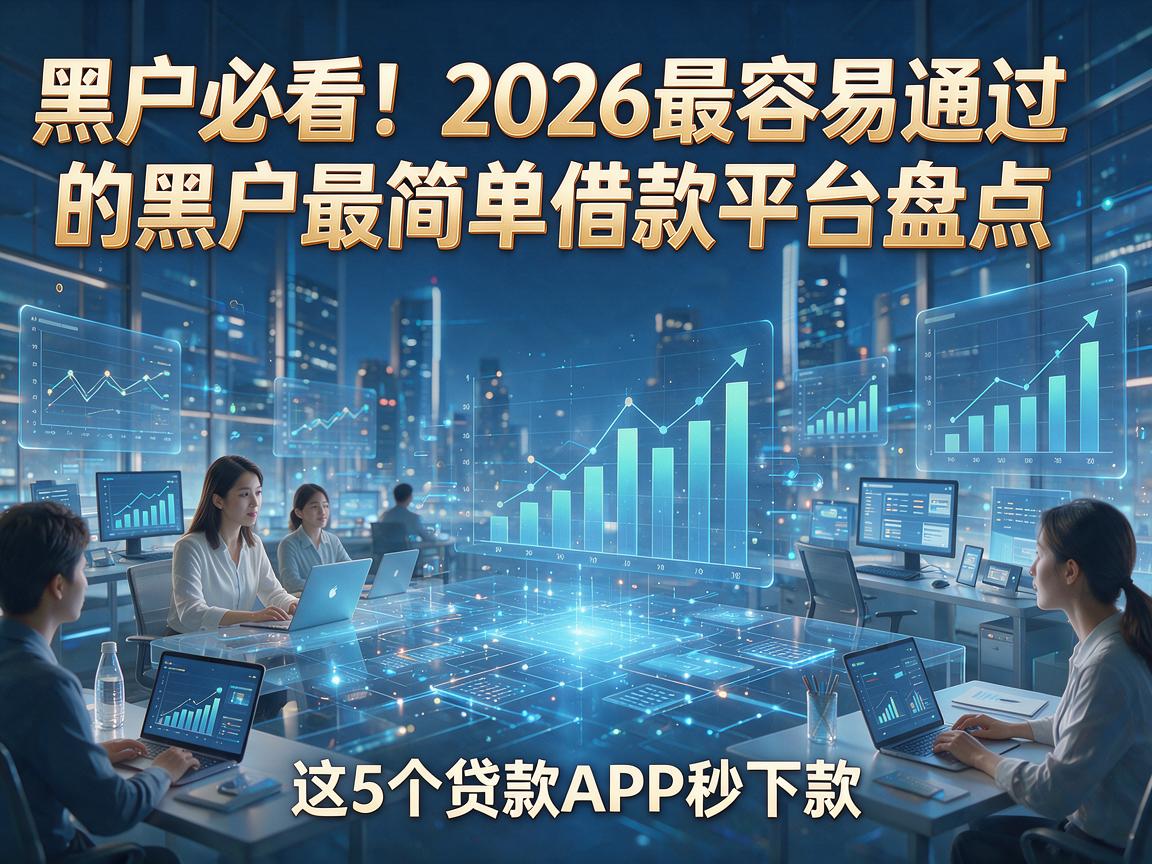 黑户必看!2026最容易通过的黑户最简单借款平台盘点,这5个贷款APP秒下款