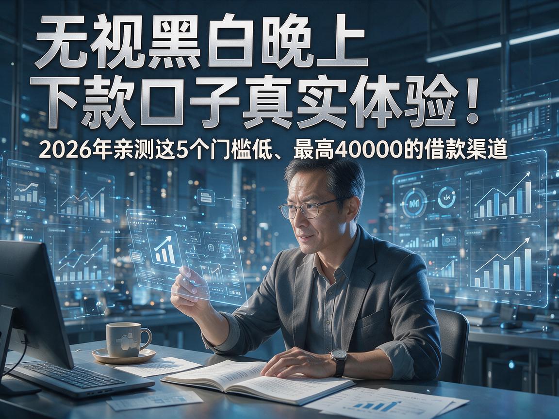 无视黑白晚上下款口子真实体验!2026年亲测这5个门槛低、最高40000的借款渠道