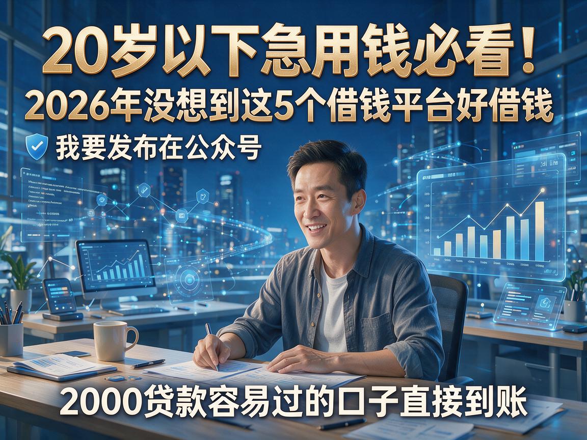 20岁以下急用钱必看!2026年没想到这5个借钱平台好借钱,2000贷款容易过的口子直接到账