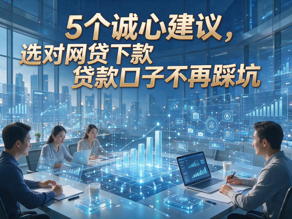 5个诚心建议,选对网贷下款贷款口子不再踩坑!