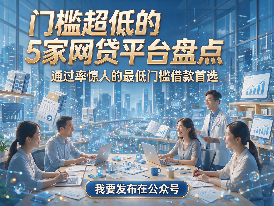 门槛超低的5家网贷平台盘点，通过率惊人的最低门槛借款首选！