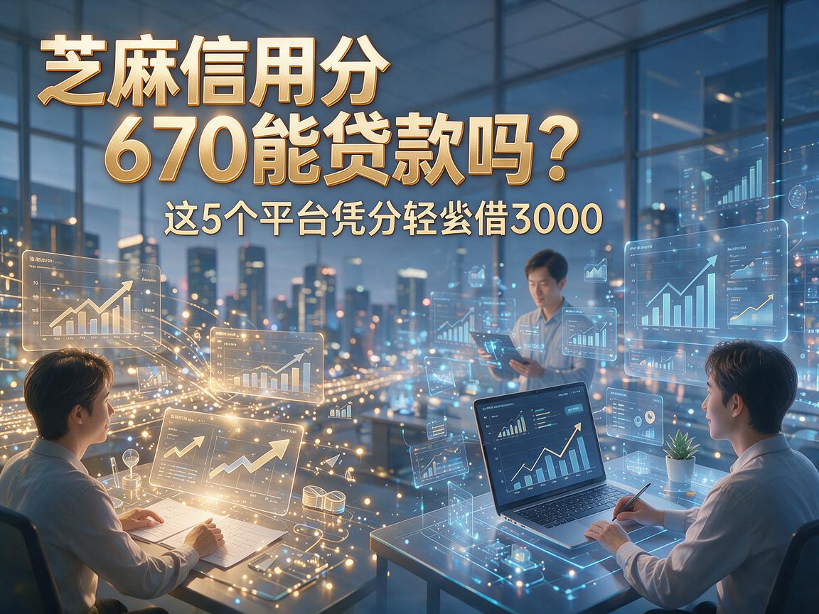 芝麻信用分670能贷款吗？这5个平台凭分轻松借3000