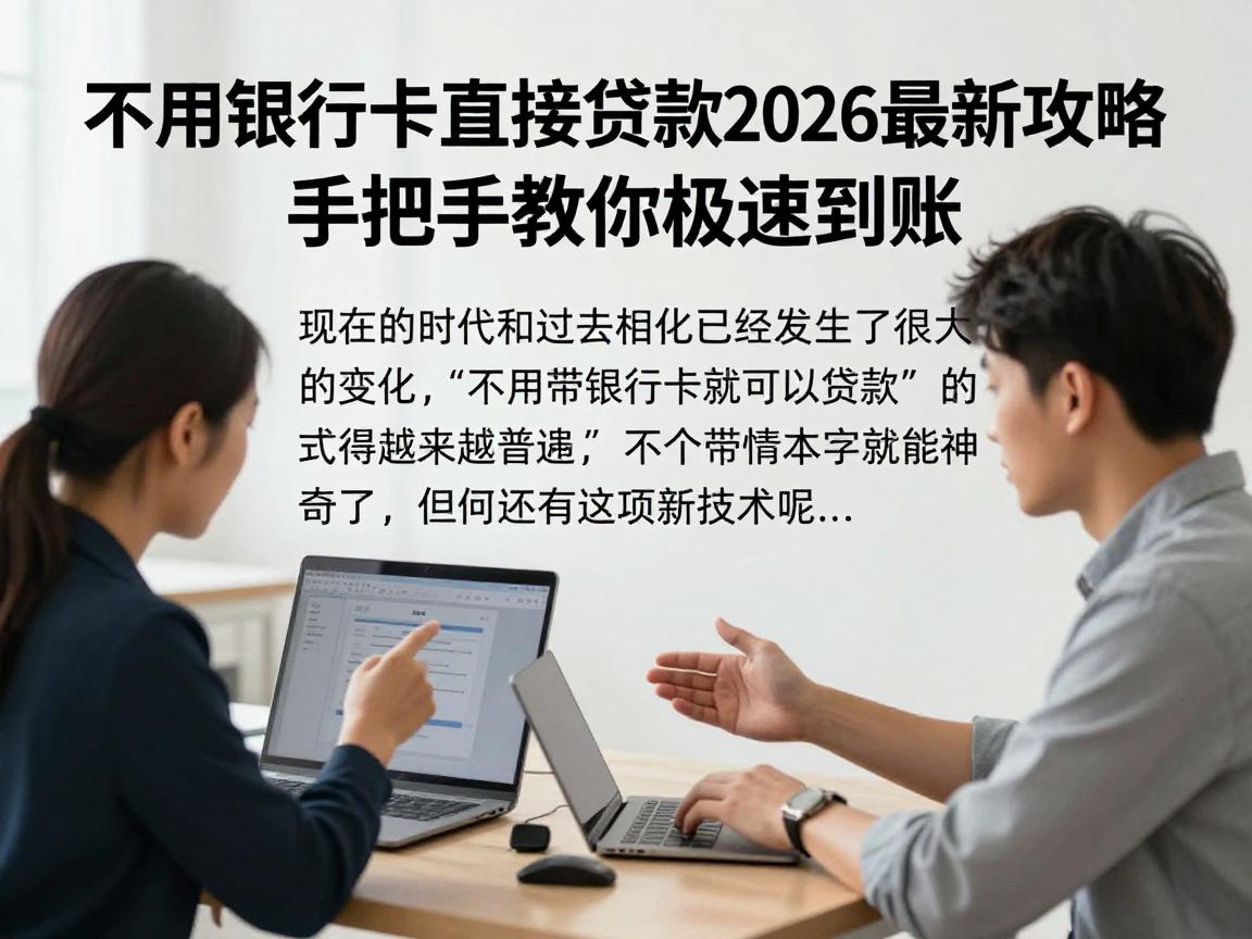 不用银行卡直接贷款2026最新攻略!手把手教你极速到账