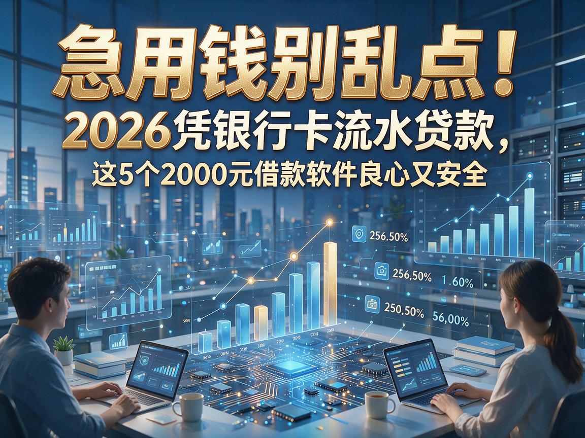 急用钱别乱点!2026凭银行卡流水贷款,这5个2000元借款软件良心又安全!