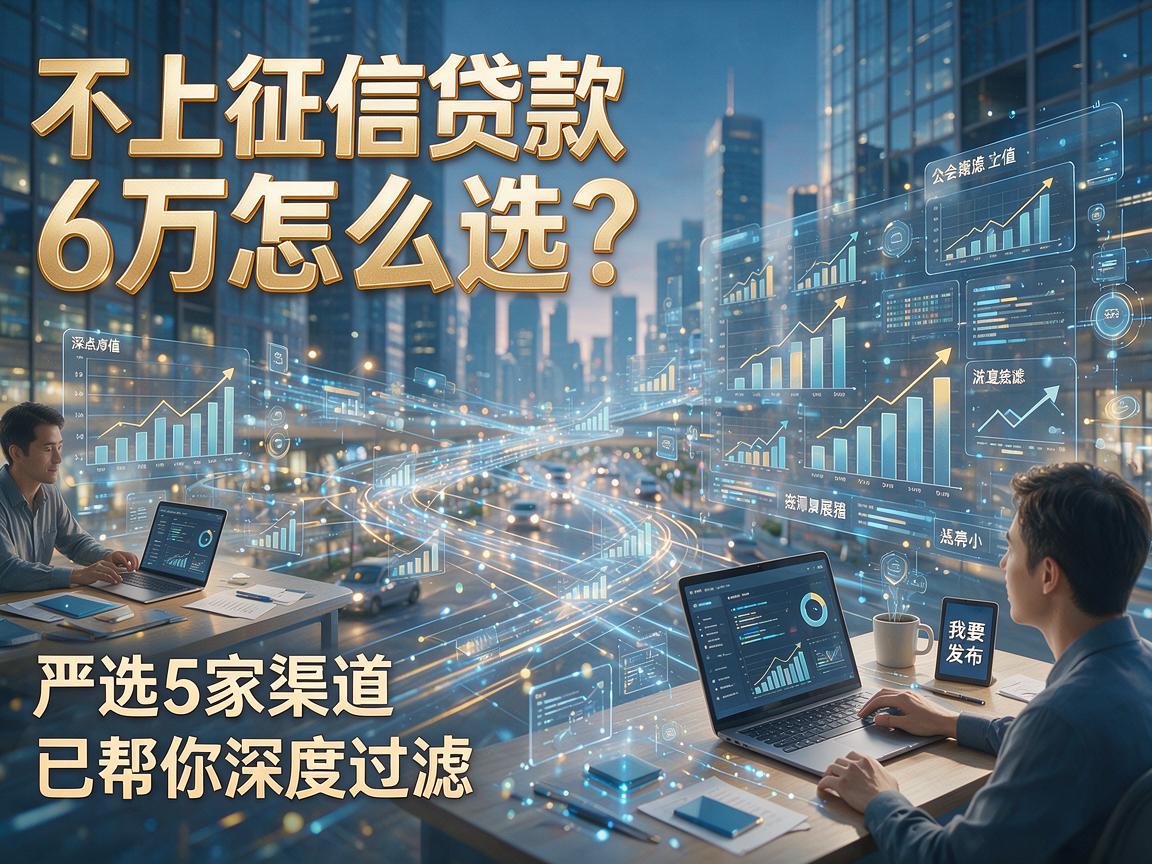 不上征信贷款6万怎么选?严选5家渠道,已帮你深度过滤!