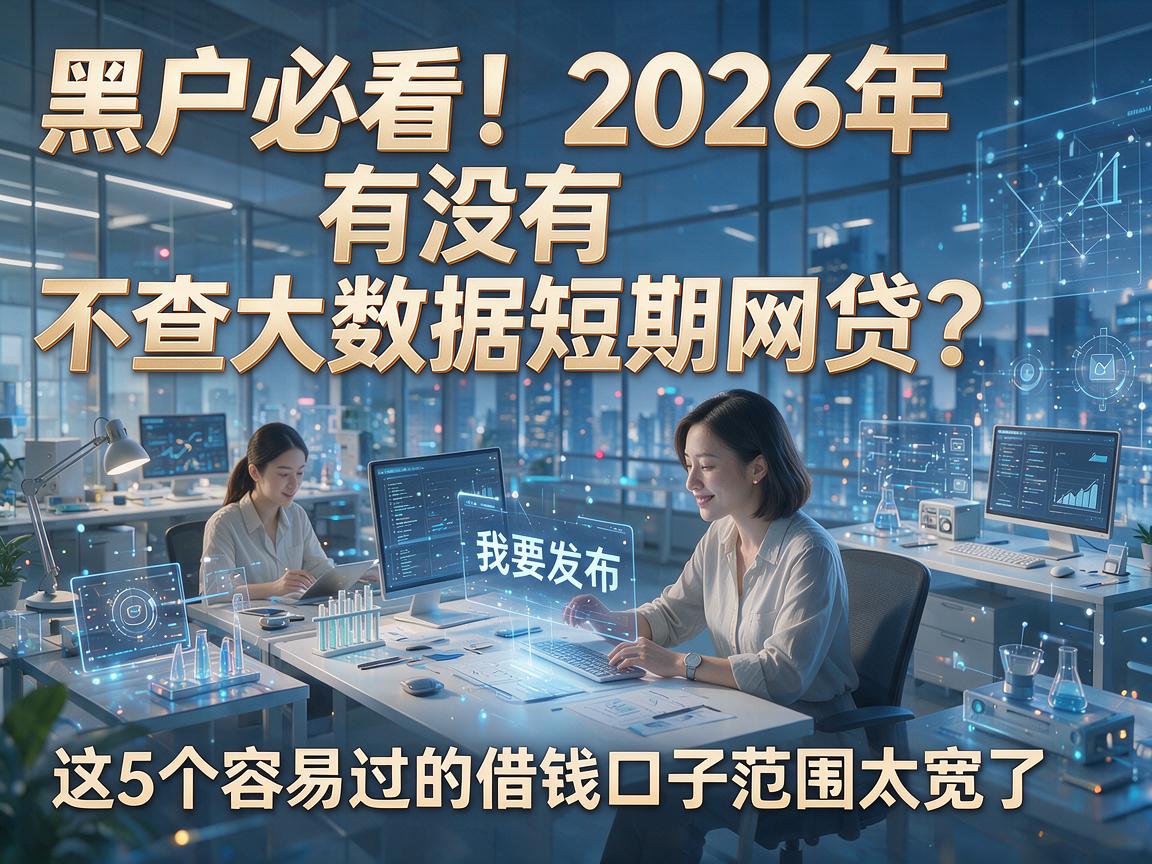 黑户必看!2026年有没有不查大数据短期网贷?这5个容易过的借钱口子范围太宽了