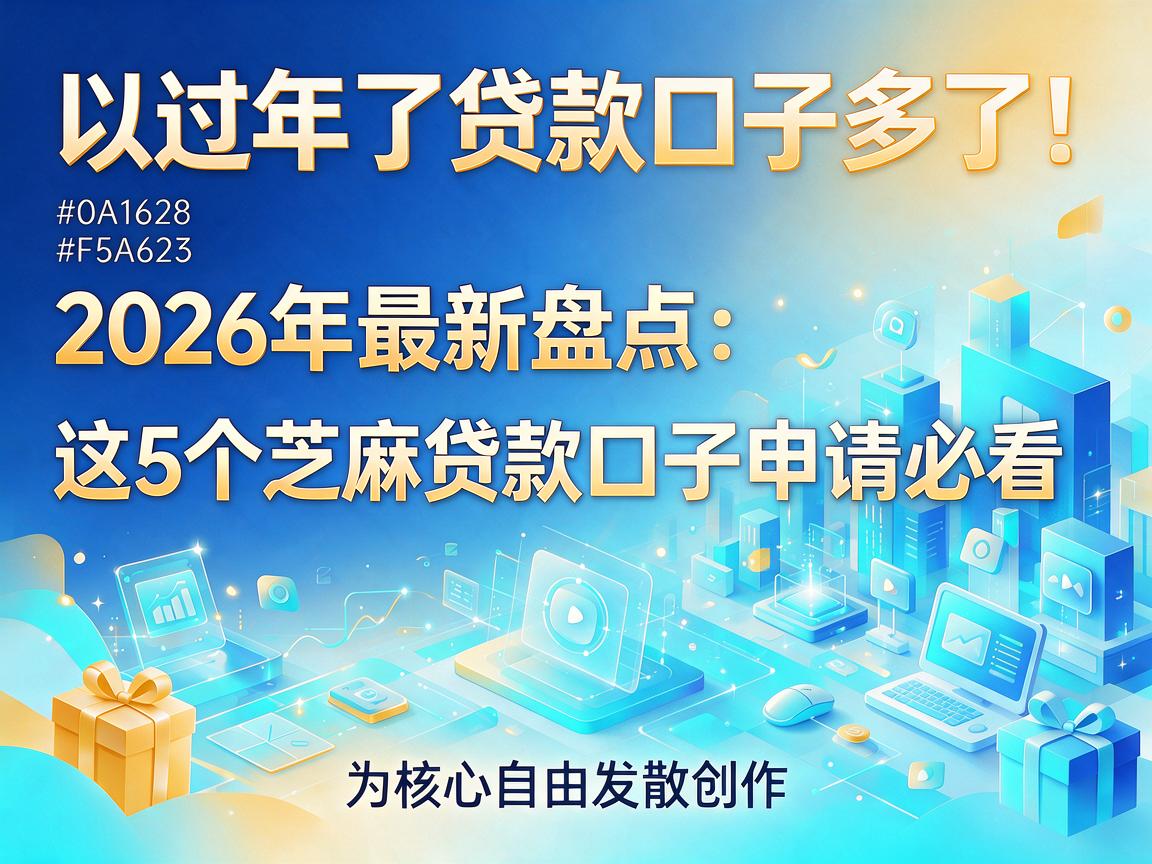 过年了贷款口子多了!2026年最新盘点:这5个芝麻贷款口子申请必看