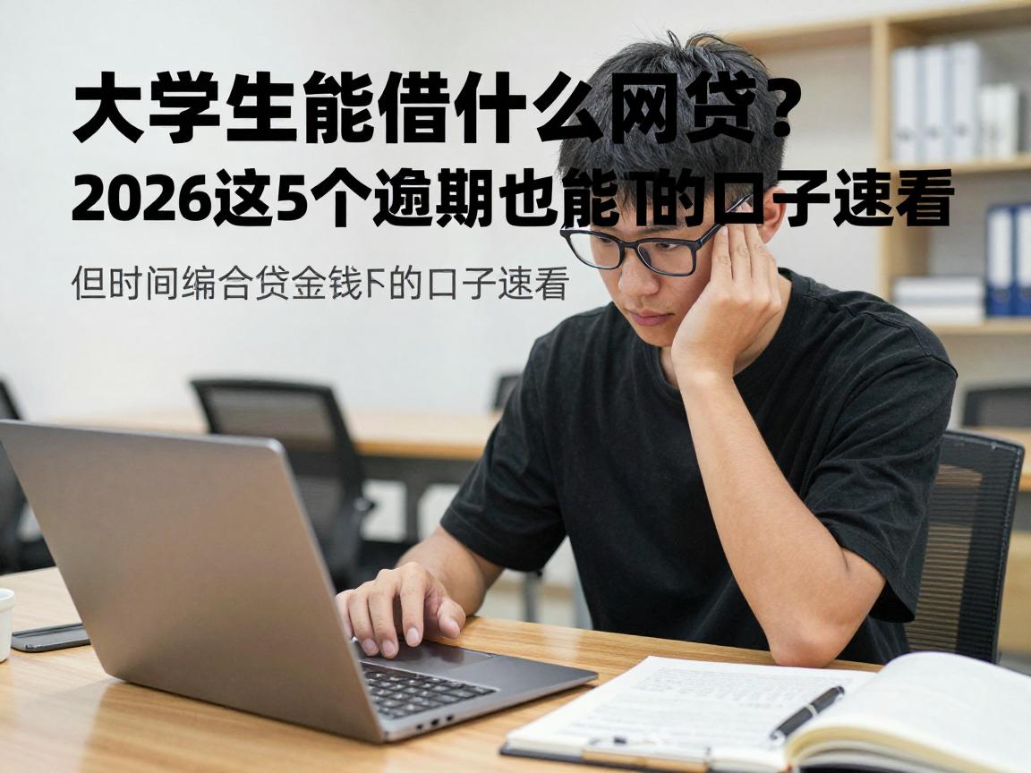 大学生能借什么网贷?2026这5个逾期也能下的口子速看