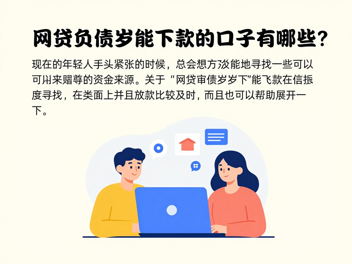 网贷负债岁能下款的口子有哪些?5个稳妥规范操作聚合,速看!