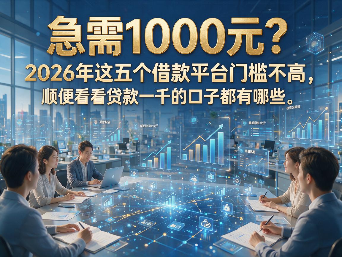 急需1000元?2026年这五个借款平台门槛不高,顺便看看贷款一千的口子都有哪些