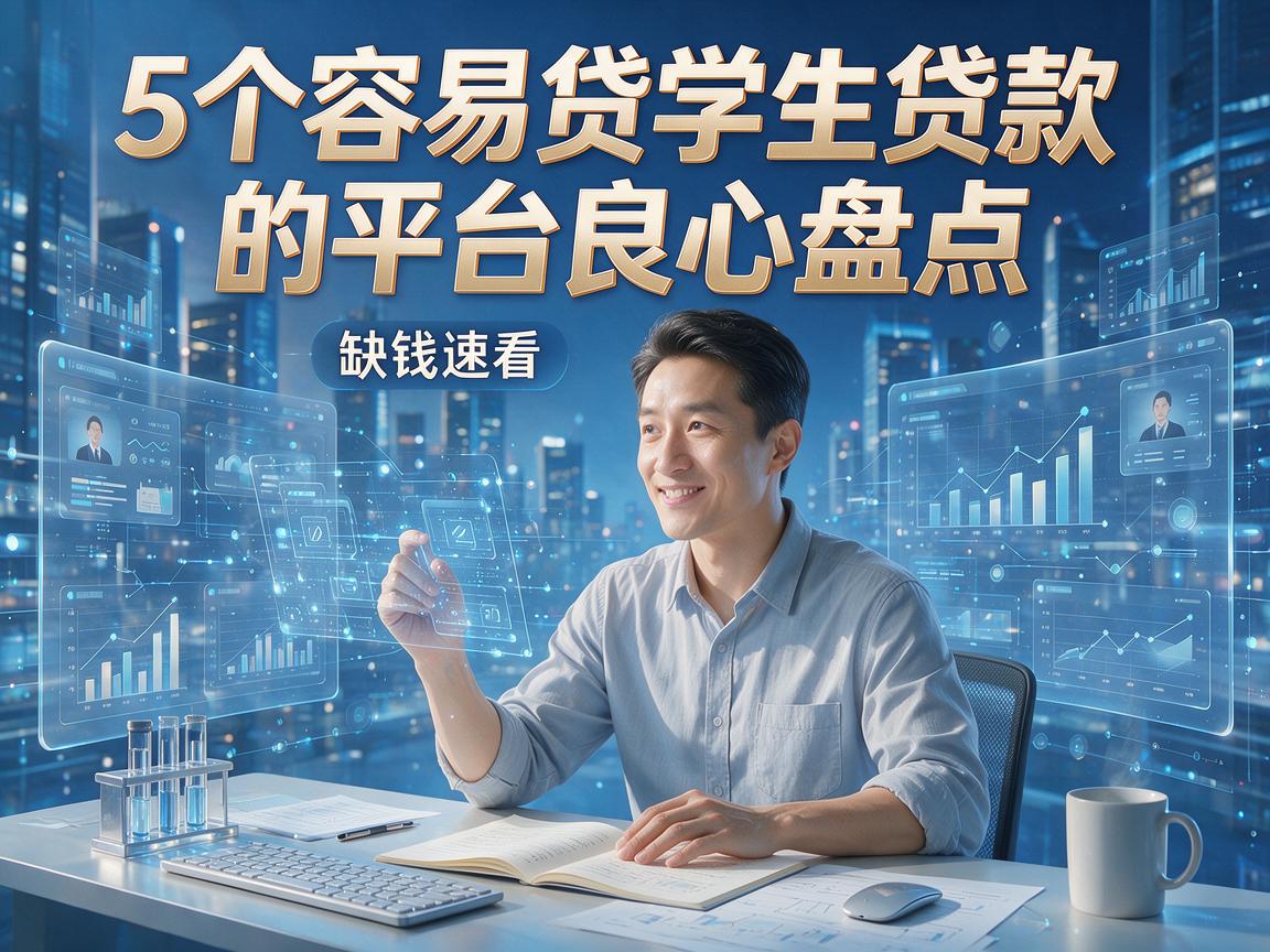 5个容易贷学生贷款的平台良心盘点，缺钱速看！
