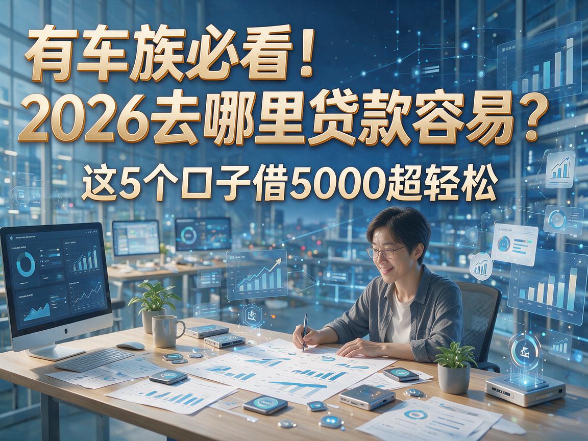 有车族必看！2026去哪里贷款容易？这5个口子借5000超轻松