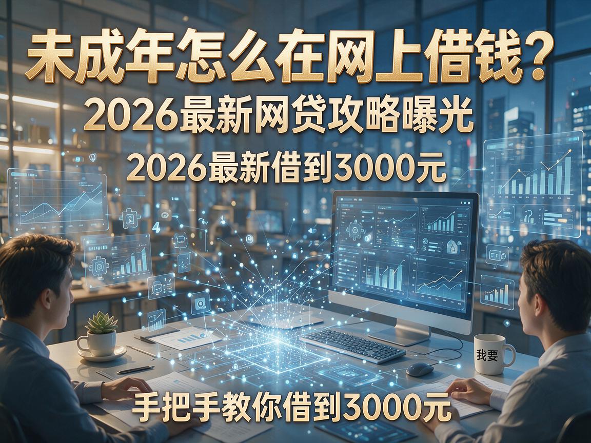 未成年怎么在网上借钱?2026最新网贷攻略曝光,手把手教你借到3000元!
