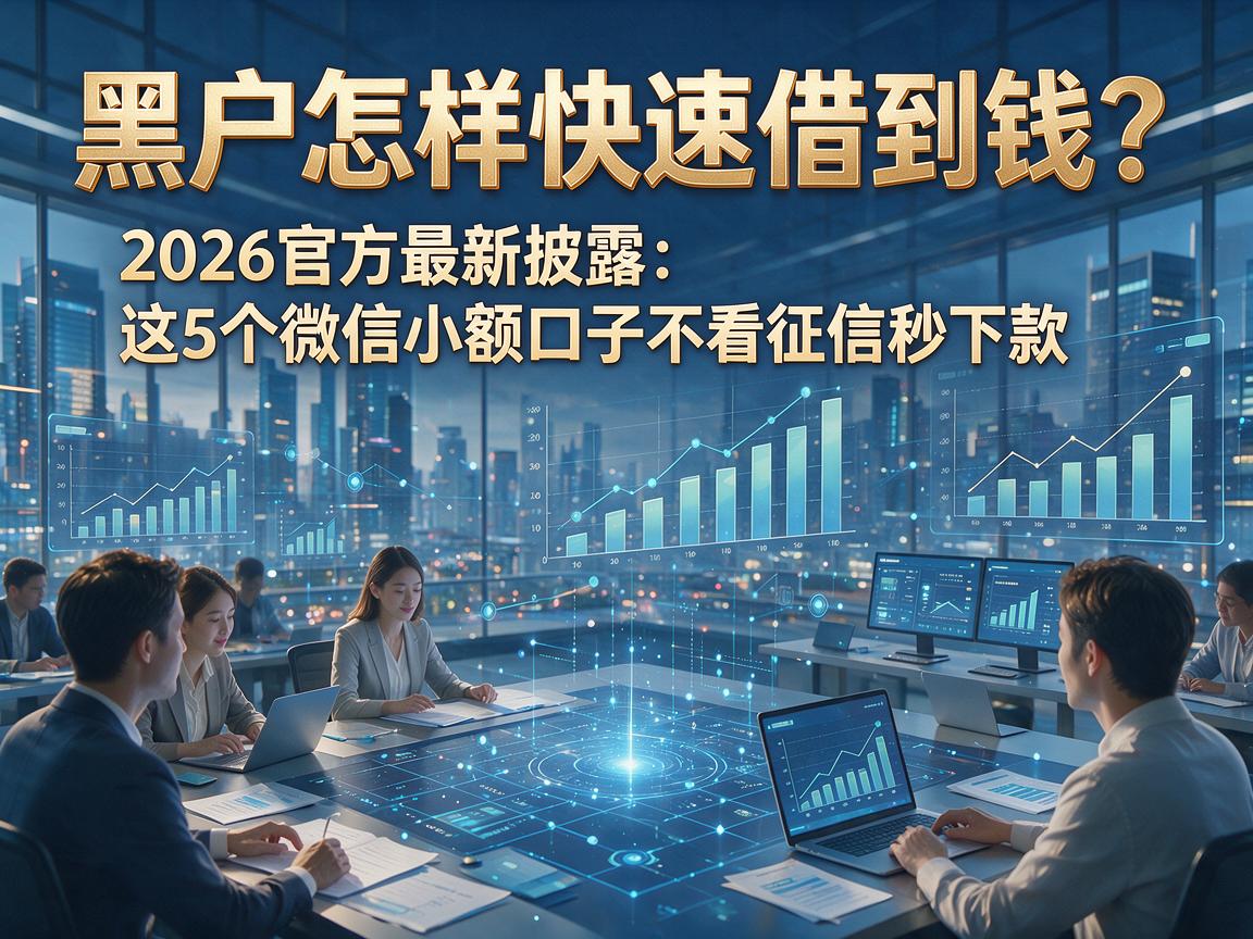 黑户怎样快速借到钱?2026官方最新披露:这5个微信小额口子不看征信秒下款!