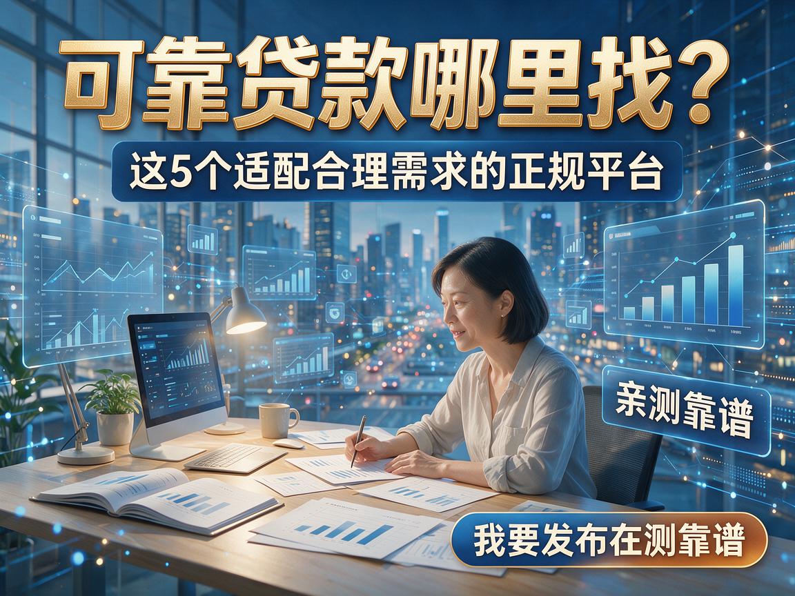 可靠贷款哪里找?这5个适配合理需求的正规平台,亲测靠谱!