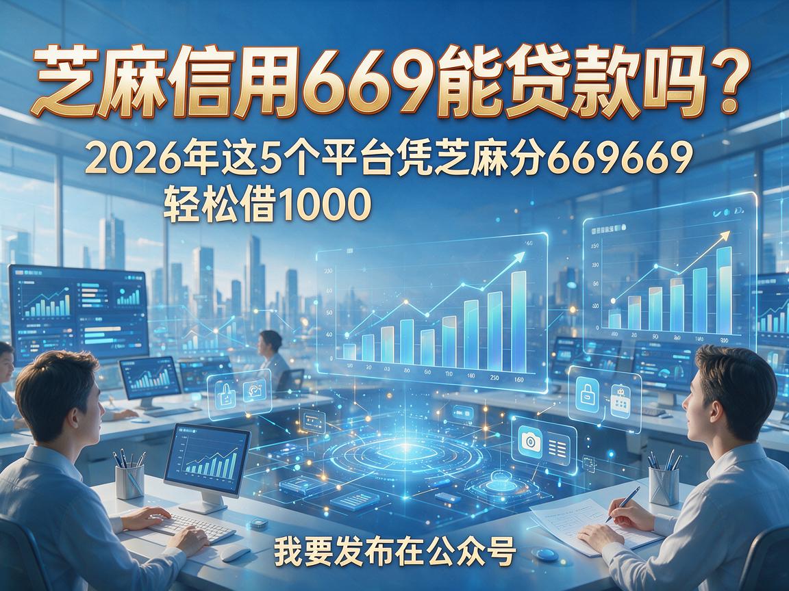 芝麻信用669能贷款吗?2026年这5个平台凭芝麻分669轻松借1000!
