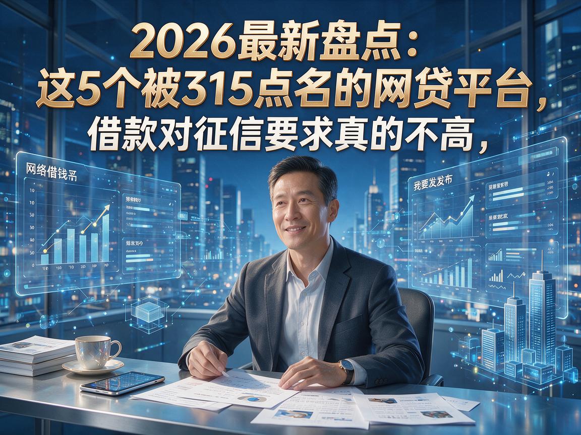 2026最新盘点:这5个被315点名的网贷平台,借款对征信要求真的不高!