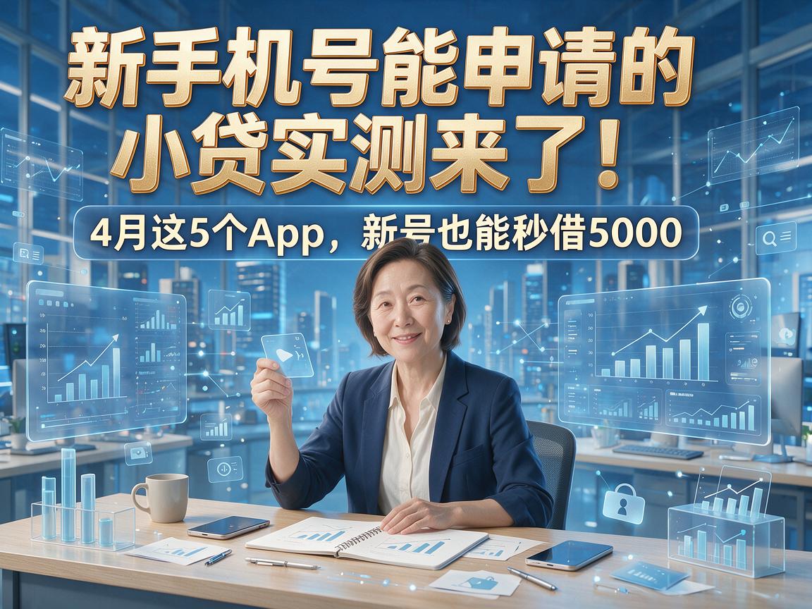 新手机号能申请的小贷实测来了！4月这5个App，新号也能秒借5000