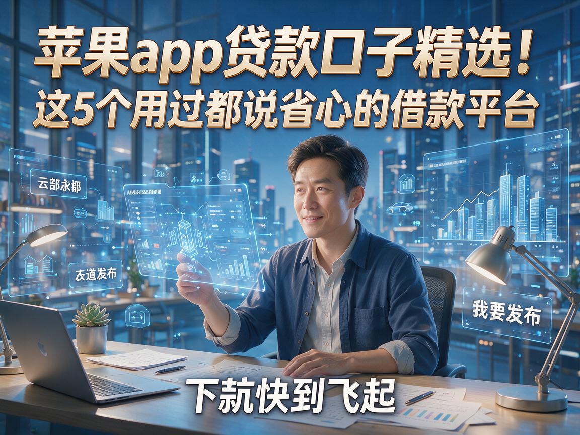 苹果app贷款口子精选！这5个用过都说省心的借款平台，下款快到飞起