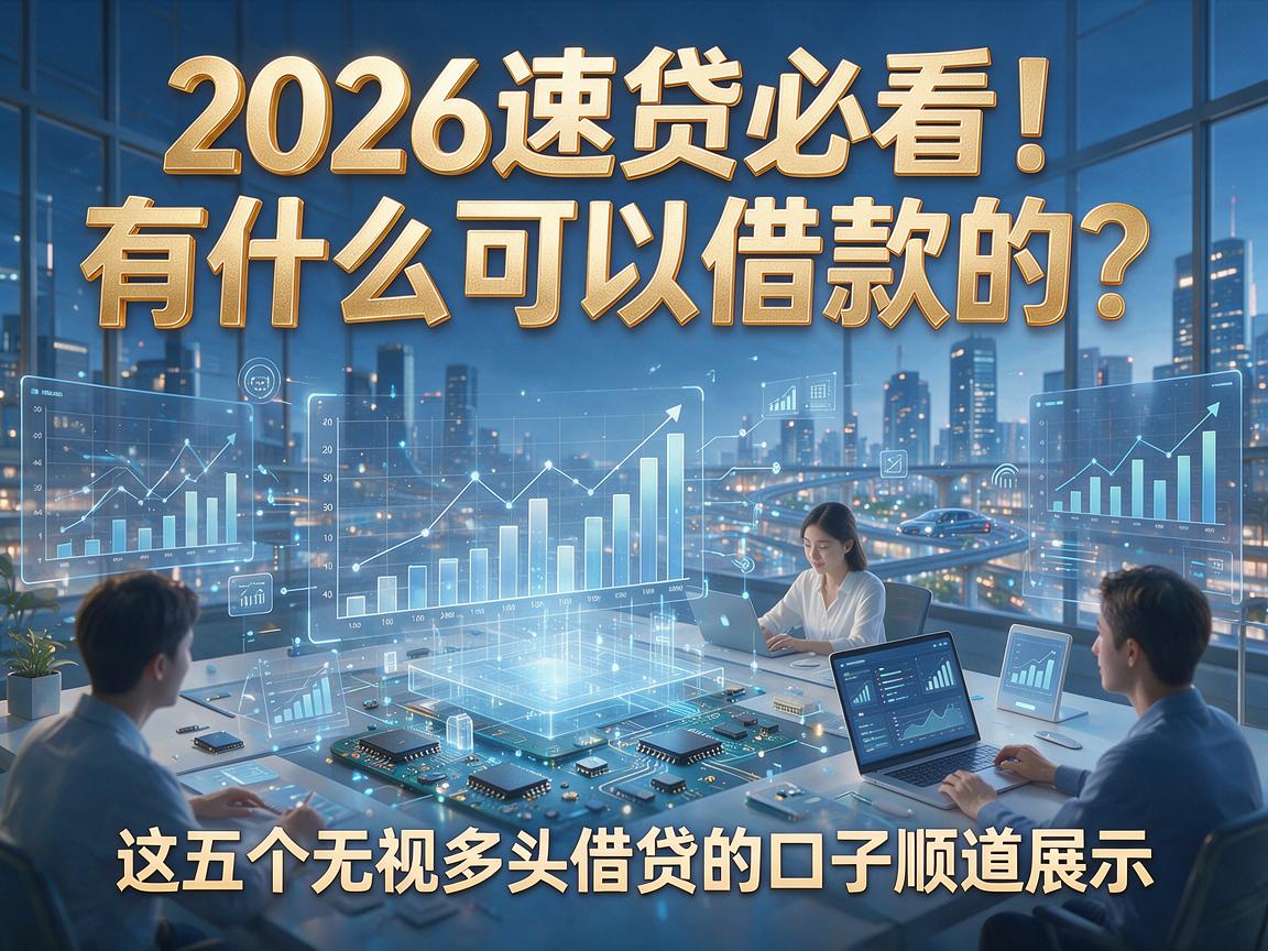 2026速贷必看!有什么可以借款的?这五个无视多头借贷的口子顺道展示