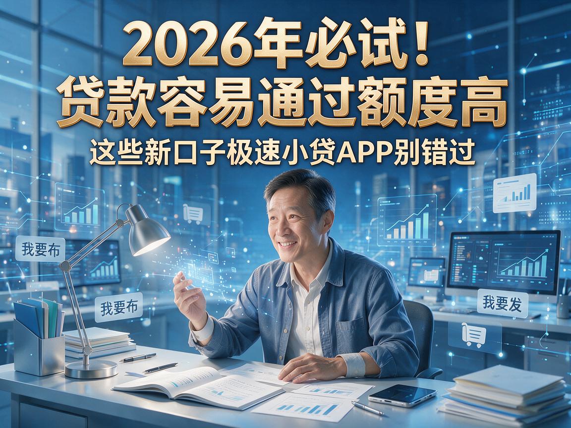 2026年必试!贷款容易通过额度高,这些新口子极速小贷APP别错过