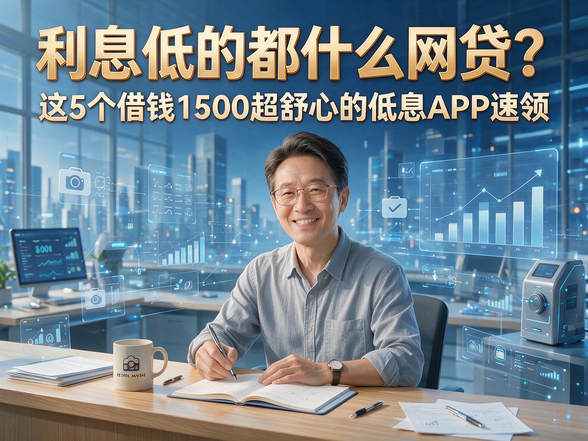 利息低的都什么网贷?这5个借钱1500超舒心的低息APP速领