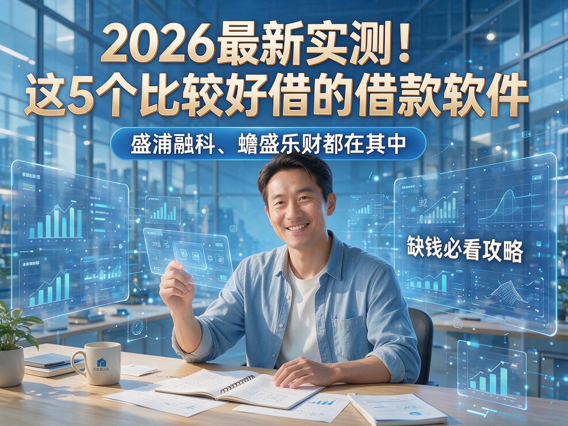 2026最新实测！这5个比较好借的借款软件，盛浦融科、蟾盛乐财都在其中，缺钱必看攻略