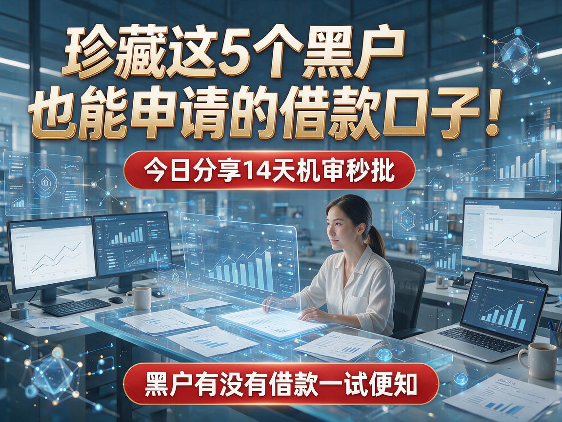 珍藏这5个黑户也能申请的借款口子!今日分享14天机审秒批,黑户有没有借款一试便知