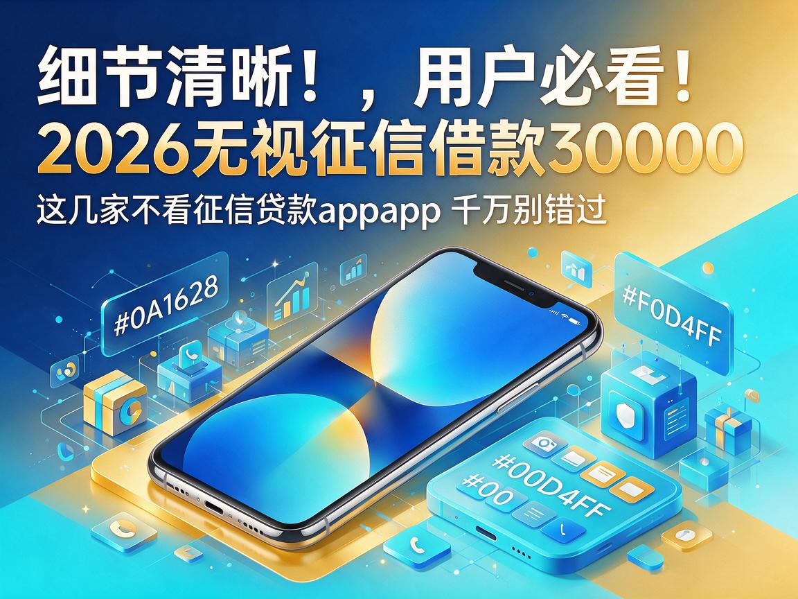 苹果手机用户必看!2026无视征信借款3000,这几家不看征信贷款app千万别错过