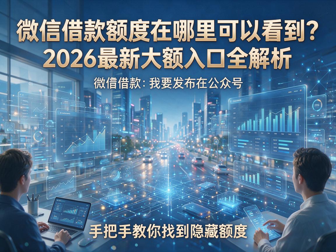 微信借款额度在哪里可以看到?2026最新大额入口全解析,手把手教你找到隐藏额度!