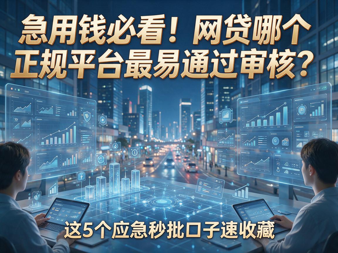 急用钱必看！网贷哪个正规平台最易通过审核？这5个应急秒批口子速收藏