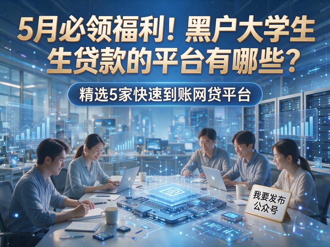 5月必领福利！黑户大学生贷款的平台有哪些？精选5家快速到账网贷平台