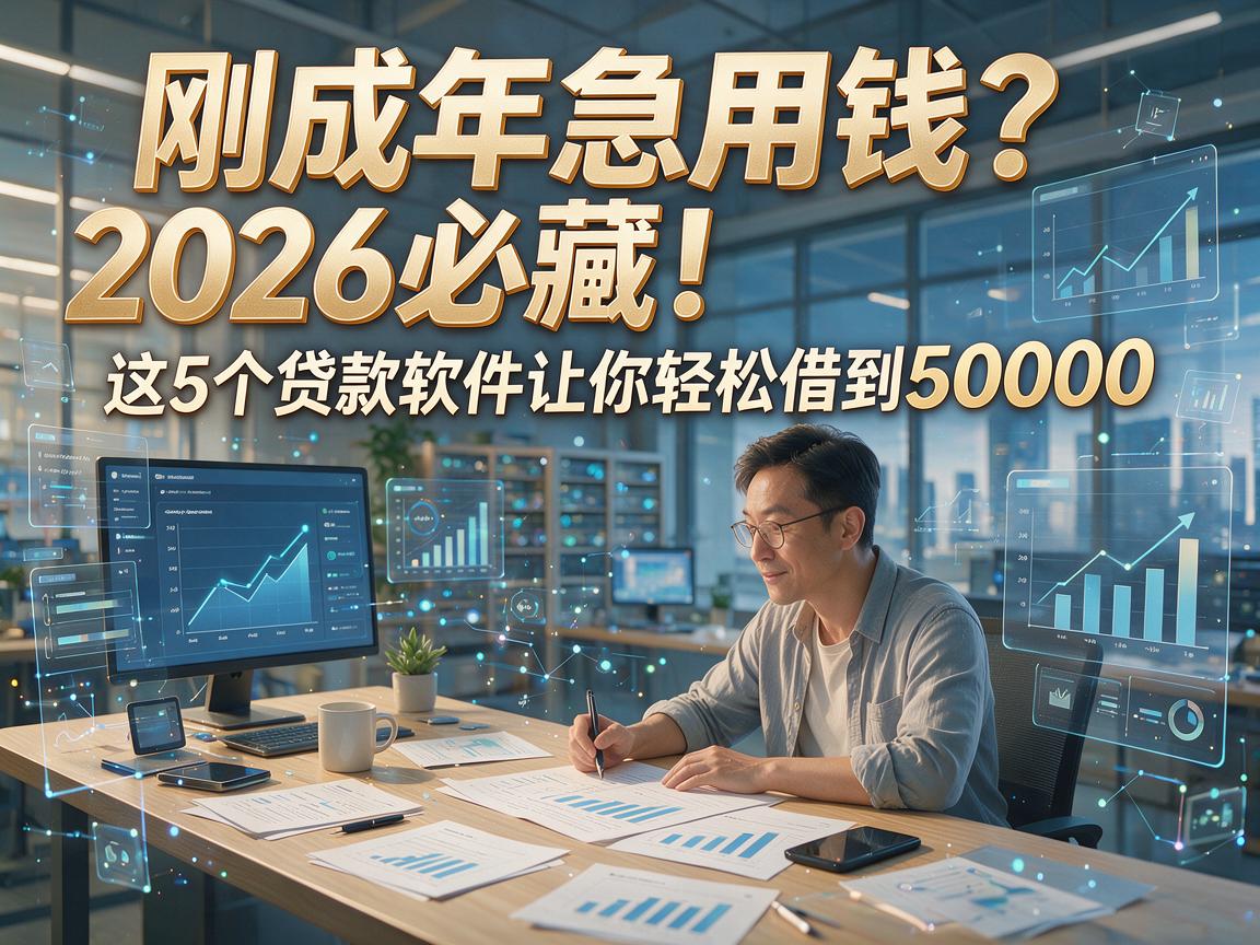 刚成年急用钱？2026必藏！这5个贷款软件让你轻松借到50000
