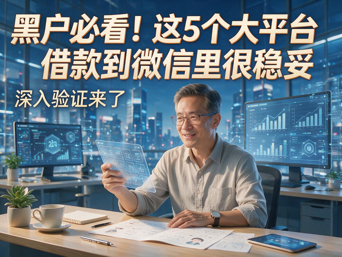 黑户必看!这5个大平台借款到微信里很稳妥,深入验证来了