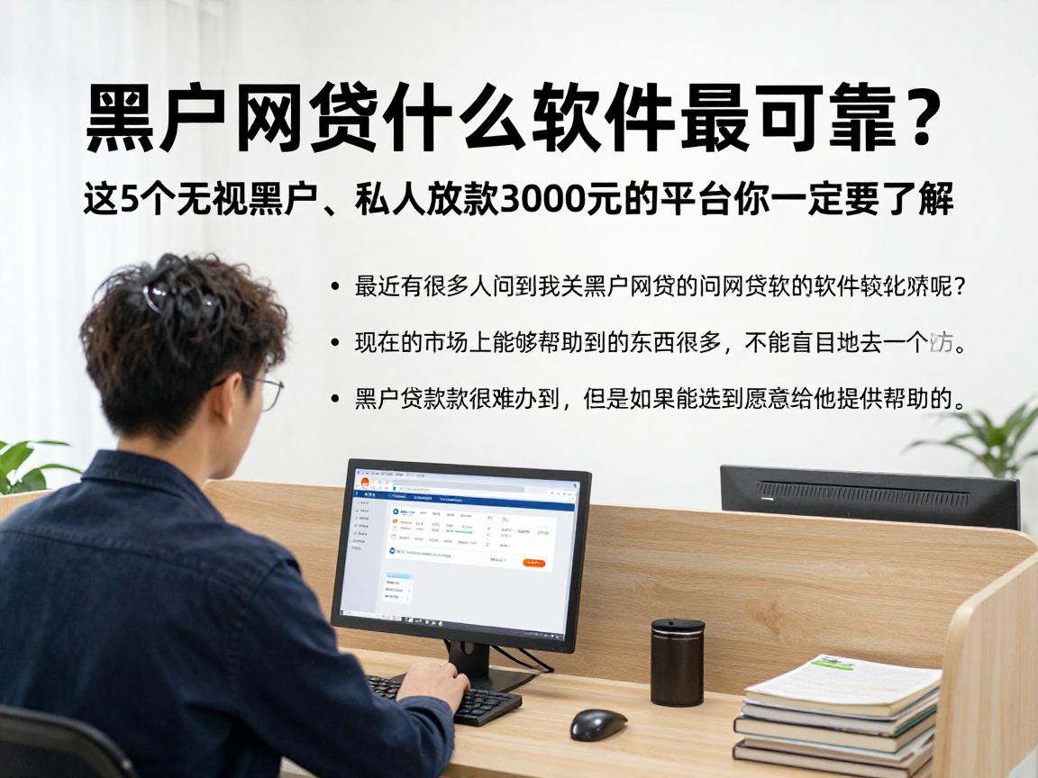 黑户网贷什么软件最可靠?这5个无视黑户、私人放款3000元的平台你一定要了解