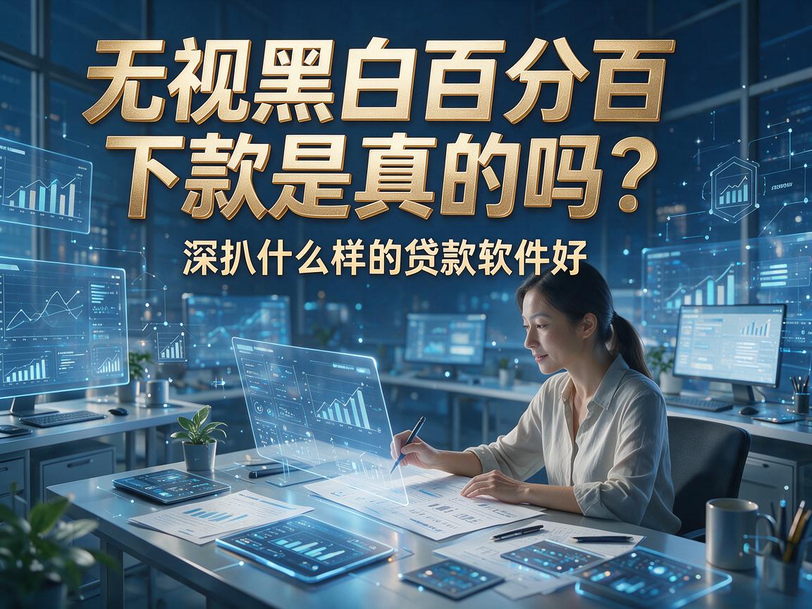 无视黑白百分百下款是真的吗？深扒什么样的贷款软件好通过