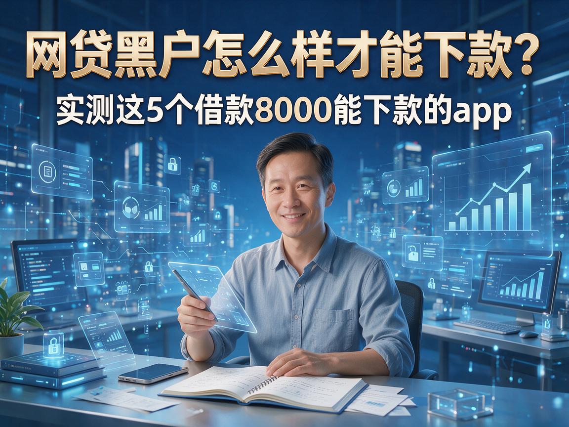 网贷黑户怎么样才能下款？实测这5个借款8000能下款的app