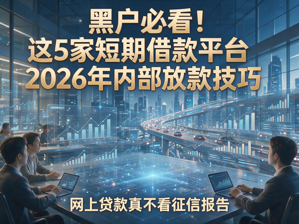 黑户必看!这5家短期借款平台2026年内部放款技巧,网上贷款真不看征信报告?