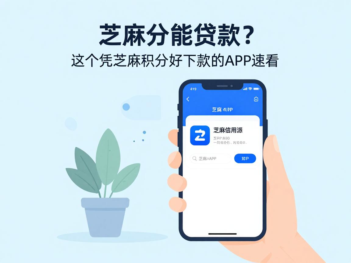 芝麻分能贷款？这5个凭芝麻积分好下款的APP速看