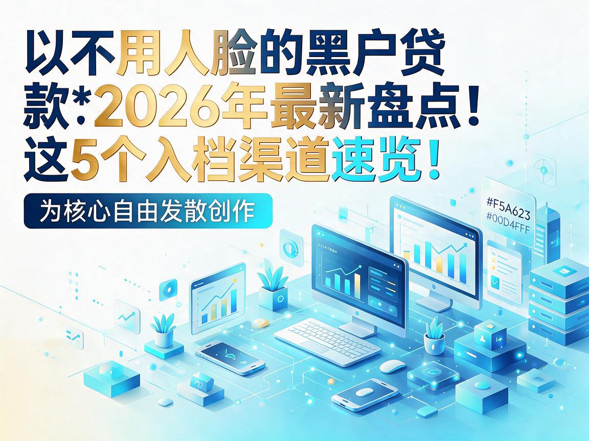 不用人脸的黑户贷款2026年最新盘点：这5个入档渠道速览！