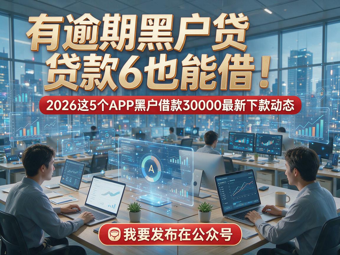 有逾期黑户贷款6也能借!2026这5个APP黑户借款30000最新下款动态