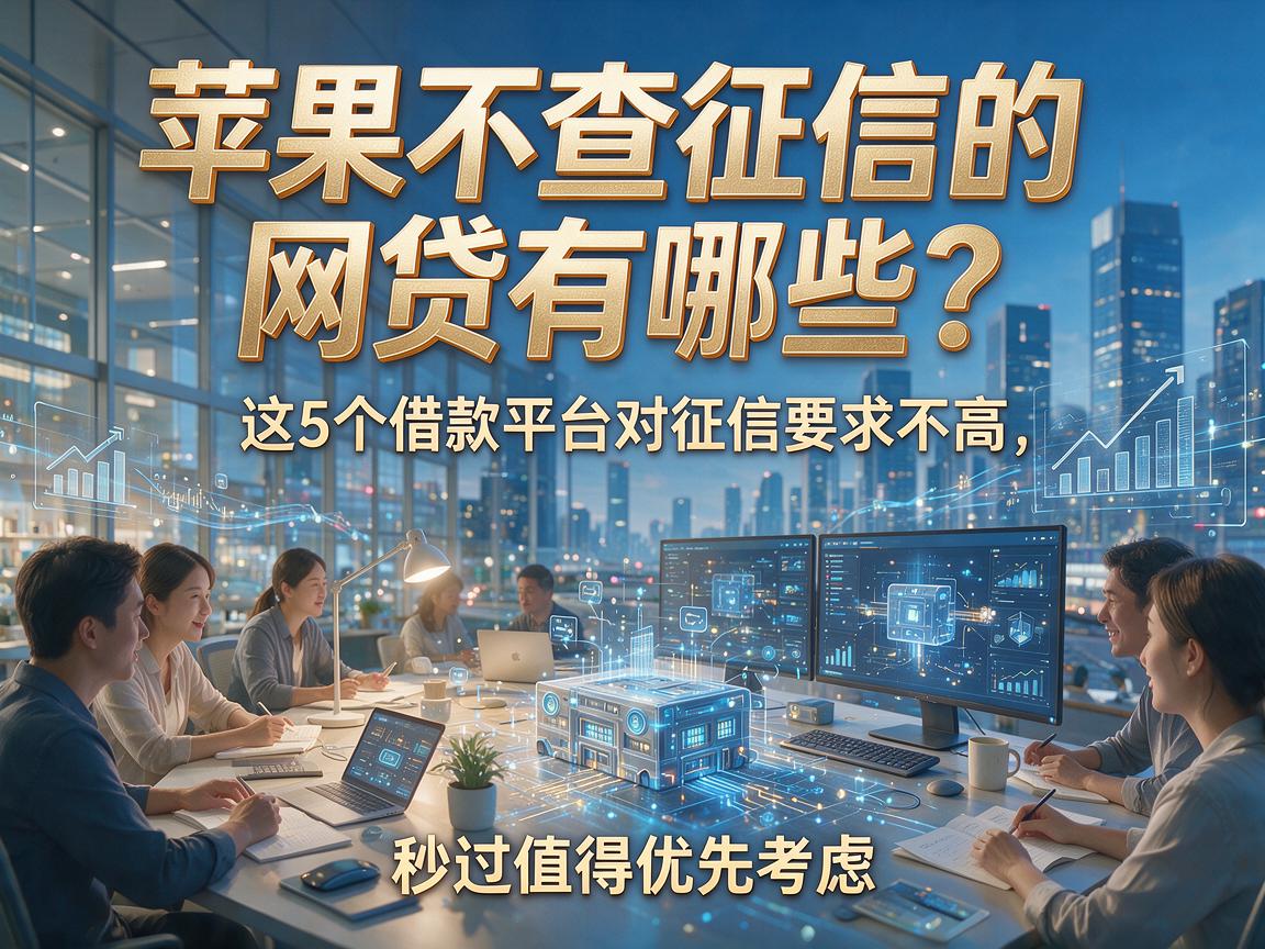 苹果不查征信的网贷有哪些？这5个借款平台对征信要求不高，秒过值得优先考虑